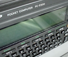 SHARP PC-E500